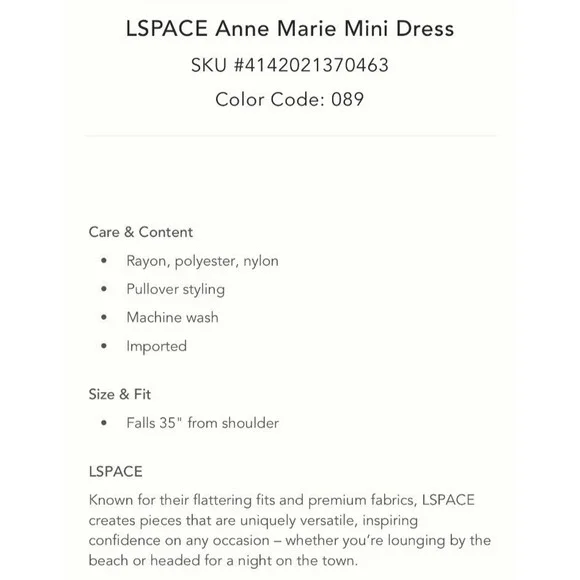 NEW L Space Anthropologie Anne Marie Mini Dress Knit Swimsuit Cover Up SMALL